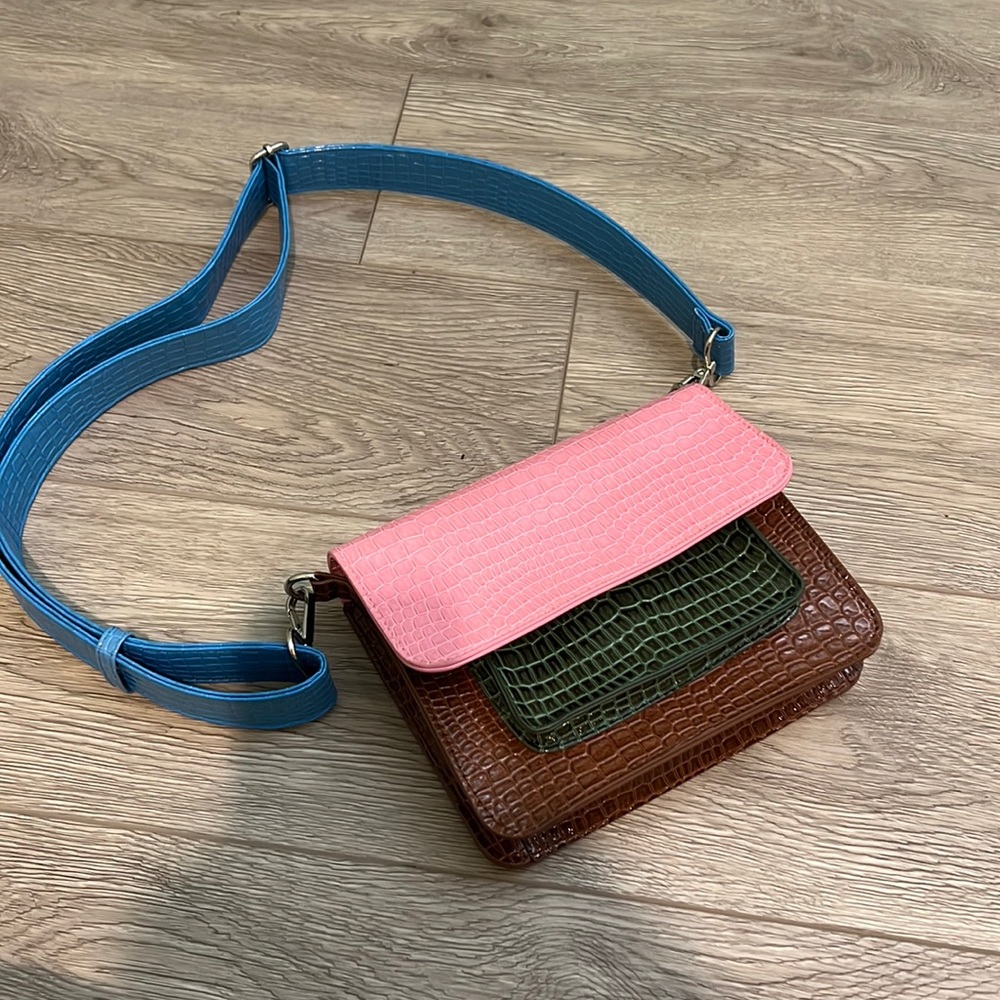 HVISK multi color crossbody purse
